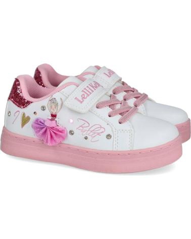Sportif pour Fille LELLI KELLY LKAL2284 ZAPATILLAS DEPORTI BLANCO - ROSA