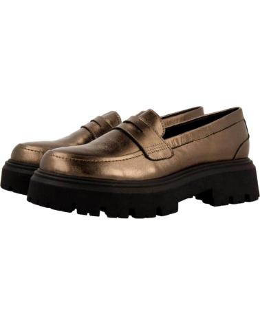 Sapatos de Mulher GIOSEPPO MOCASINES METALIZADOS 70197 MARRóN