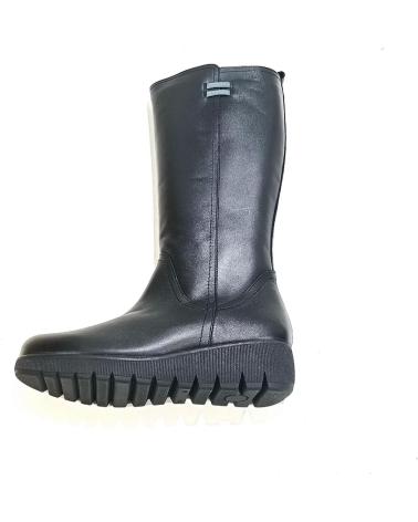 Botas de Mujer YOKONO BOTA DE PIEL CON CUNA DE GOMA NEGRO