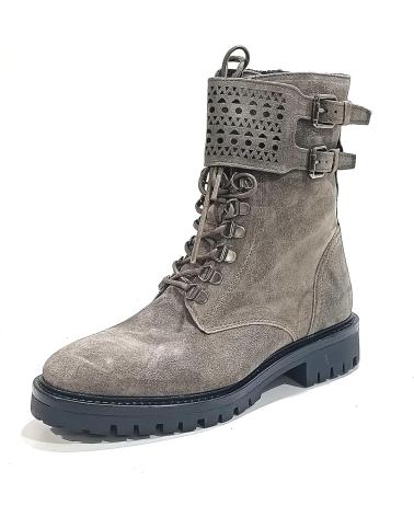 Stivaletti per Donna ALPE BOTIN DE PIEL DE SERRAJE CON CORDONERAS CREMALLERA LATERA TAIGA