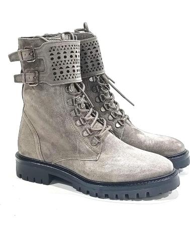 Stivaletti per Donna ALPE BOTIN DE PIEL DE SERRAJE CON CORDONERAS CREMALLERA LATERA TAIGA