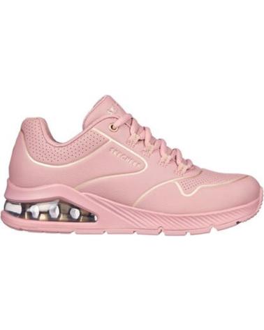 Woman Trainers SKECHERS UNO 2 - GOLDEN TRIM ROSA