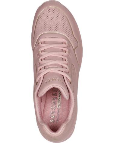 Woman Trainers SKECHERS UNO 2 - GOLDEN TRIM ROSA