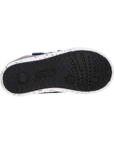 Esportes  de Menina e Menino GEOX B04A7C 022ME B KILWI BOY C0260 BLACK-DK RED