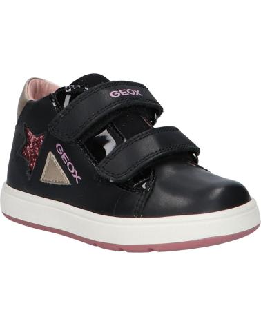 Sportif pour Fille GEOX B254CA 085NF B BIGLIA GIRL C9231 BLACK-DK PINK