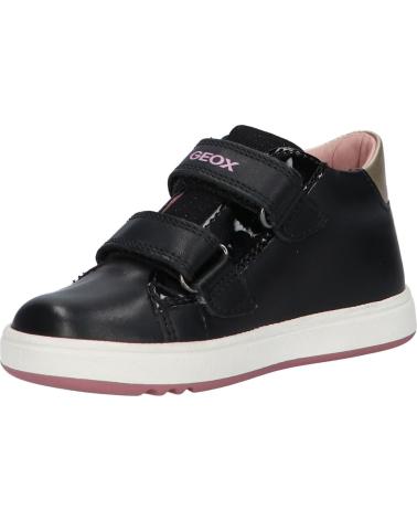 Sportif pour Fille GEOX B254CA 085NF B BIGLIA GIRL C9231 BLACK-DK PINK
