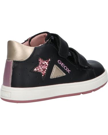 Sportif pour Fille GEOX B254CA 085NF B BIGLIA GIRL C9231 BLACK-DK PINK