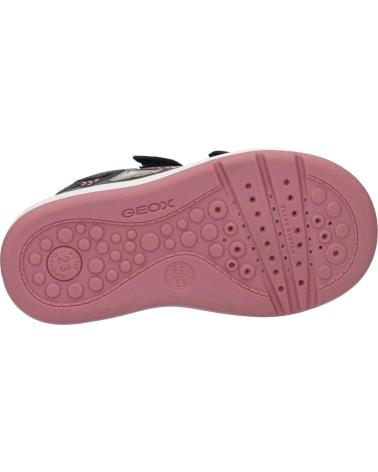 Sportif pour Fille GEOX B254CA 085NF B BIGLIA GIRL C9231 BLACK-DK PINK