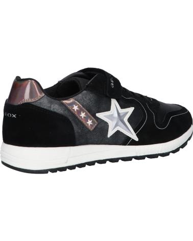 Deportivas de Niña GEOX J16AQA 02285 J ALBEN GIRL C0039 BLACK-SILVER