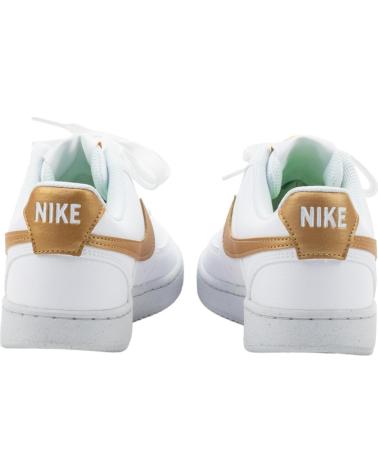 NIKE COURT VISION LOW NEXT NATURE DH3158 BRANCAS E DOURADAS BLANCO