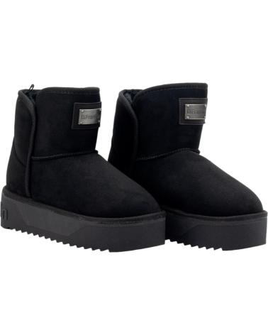 Botines de Mujer d franklin BOTINES PLANOS D FRANKLIN DFSH371004 NEGRO NEGRO