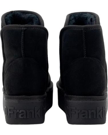 Botines de Mujer d franklin BOTINES PLANOS D FRANKLIN DFSH371004 NEGRO NEGRO