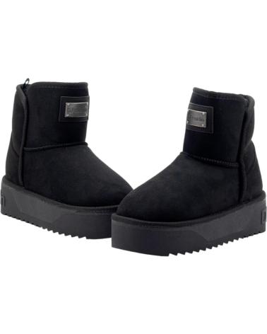 Botines de Mujer d franklin BOTINES PLANOS D FRANKLIN DFSH371004 NEGRO NEGRO