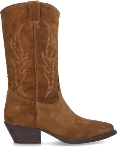 Botas de Mujer ALPE BOTA COWBOY DE SERRAJE CON TACON CUBANO CUERO