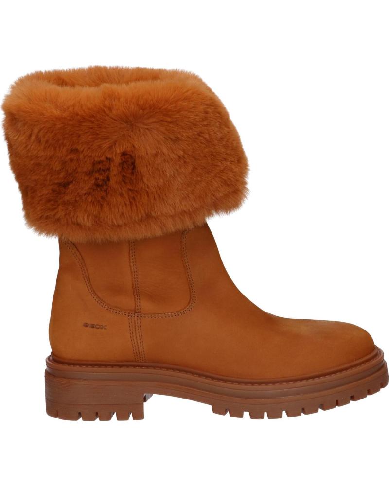 Woman and girl boots GEOX D04HRM 09ABH D IRIDEA C6001 COGNAC
