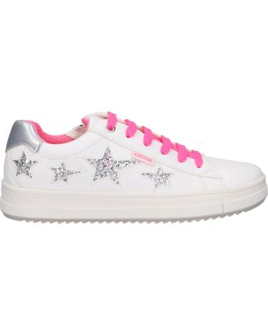 Deportivas de Niña GEOX J02BDB 000BC J REBECCA GIRL C0563 WHITE-FUCHSIA