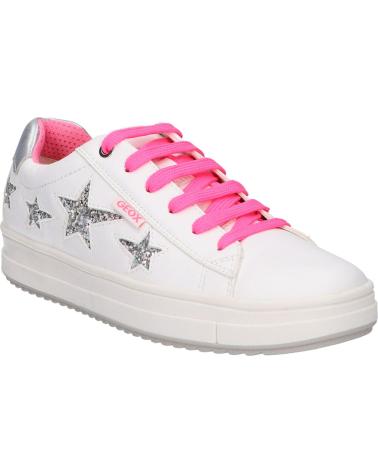 Deportivas de Niña GEOX J02BDB 000BC J REBECCA GIRL C0563 WHITE-FUCHSIA