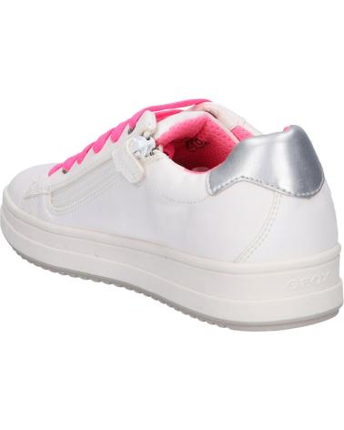 Deportivas de Niña GEOX J02BDB 000BC J REBECCA GIRL C0563 WHITE-FUCHSIA