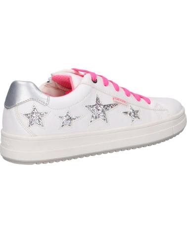 Deportivas de Niña GEOX J02BDB 000BC J REBECCA GIRL C0563 WHITE-FUCHSIA