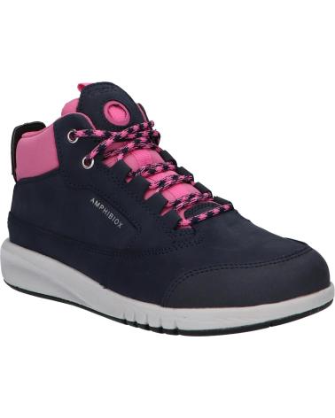 Botins de Mulher e Menina GEOX J16FLA 0CL11 J AERANTER GIRL B AB C4268 NAVY-FUCHSIA