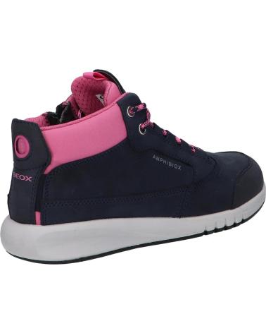 Botins de Mulher e Menina GEOX J16FLA 0CL11 J AERANTER GIRL B AB C4268 NAVY-FUCHSIA