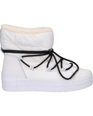 Botas-De-Mujer-CALVIN-KLEIN-YW0YW01181-BOLD-VULC-FLATF-YBR-BRIGHT-WHITE-BLACK