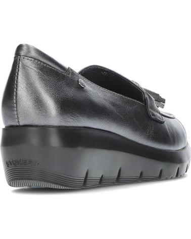 Halbschuhe für Damen STONEFLY MOCASIN 219843 PLUME 19 CHARCOAL