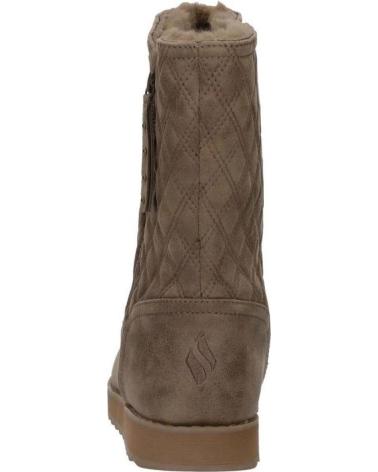 Woman boots SKECHERS BOTINES PLANOS 167675 TAUPE MARRóN