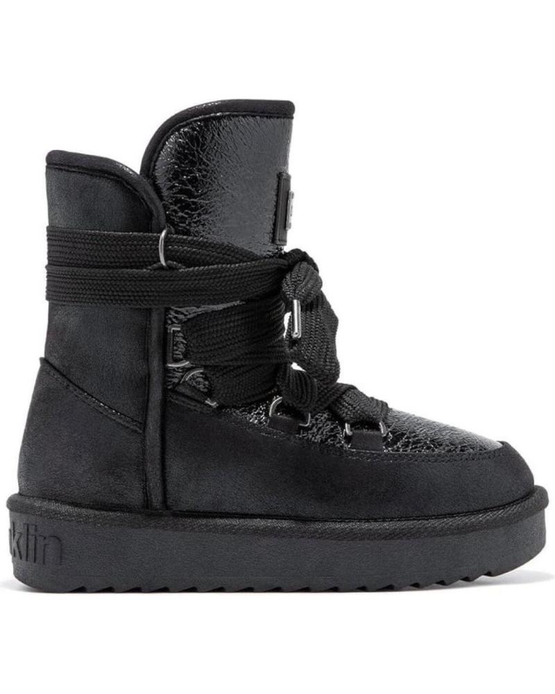 Botas de Mujer y Niña D FRANKLIN BOTINES PLANOS D FRANKLIN DFSH37006 NEGRO