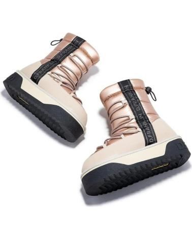 Botines de Mujer d franklin BOTINES PLANOS D FRANKLIN DFSH371006 BEIG BEIGE
