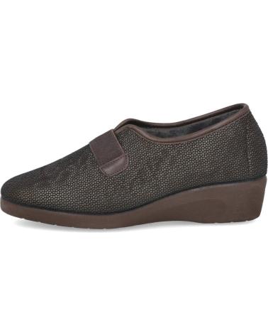Hausschuhe für Damen DEVALVERDE 224 ZAPATILLAS CUNA MUJER MARRON