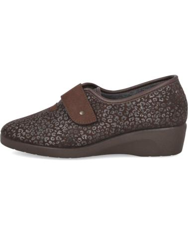 Hausschuhe für Damen DEVALVERDE 223 ZAPATILLAS CUNA MUJER MARRON