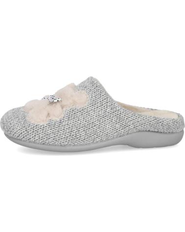 Calzado de casa de Mujer CALZAMUR 10457 ZAPATILLAS DE CASA MUJER PERLA-PIEDRA