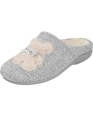 Calzado de casa de Mujer CALZAMUR 10457 ZAPATILLAS DE CASA MUJER PERLA-PIEDRA