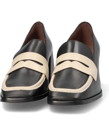 Mocassini per Donna WONDERS MOCASIN NEGRO-CREAM
