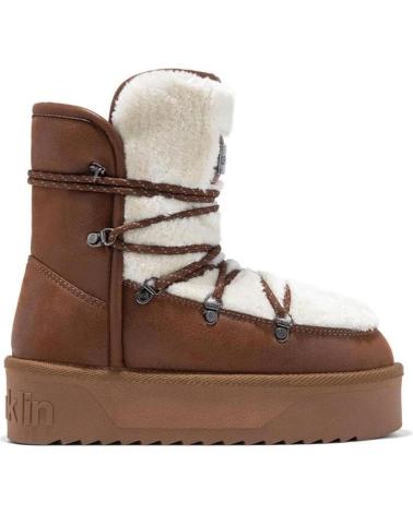 Stivaletti per Donna D FRANKLIN BOTINES PLANOS D FRANKLIN DFSH371008 CAMEL BEIGE