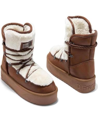 Stivaletti per Donna D FRANKLIN BOTINES PLANOS D FRANKLIN DFSH371008 CAMEL BEIGE