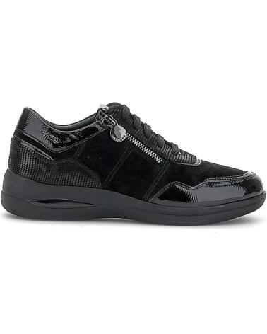 Scarpe sport per Donna STONEFLY AURORA 22 VELOUR-S PATENT 219956 NEGRO