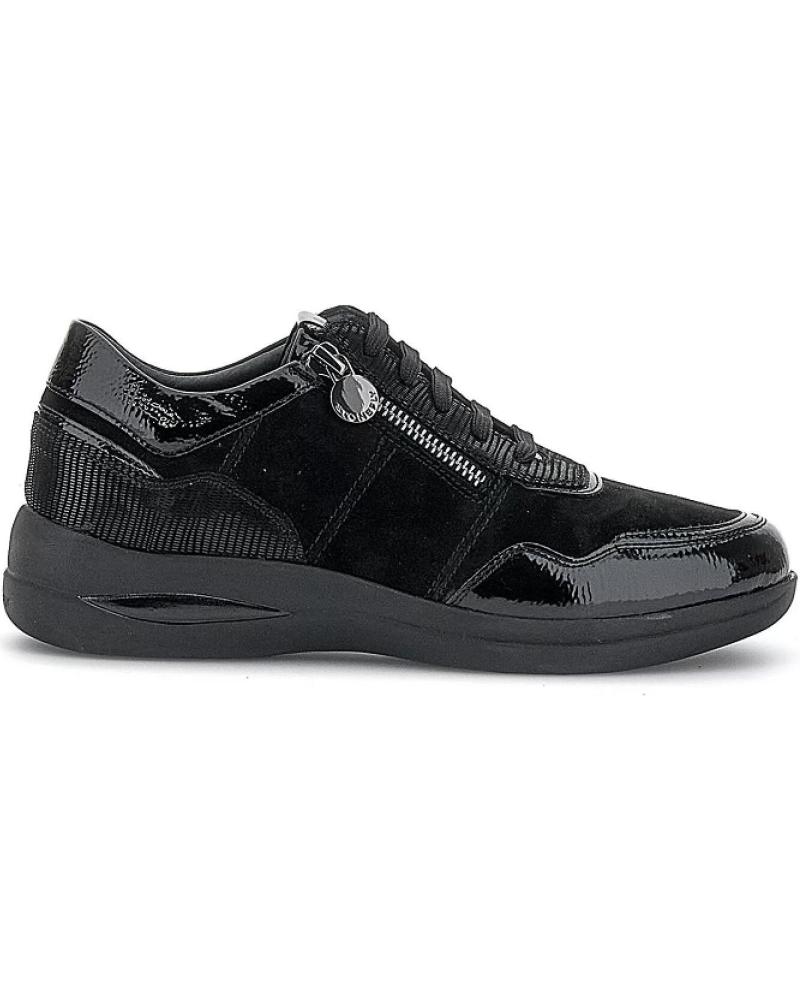 Zapatillas deporte de Mujer STONEFLY AURORA 22 VELOUR-S PATENT 219956 NEGRO