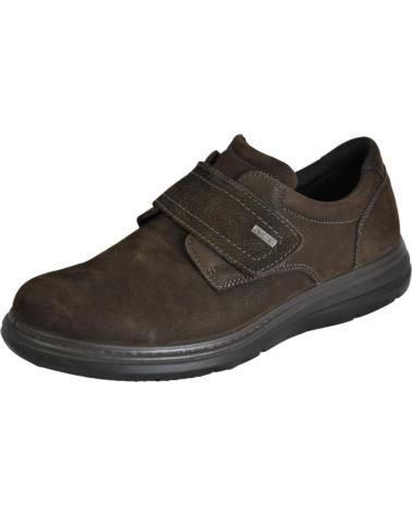 Zapatos de Hombre IMAC - ZAPATO DE VELCRO DE HOMBRE PARA PLANTILLAS RESISTENT CAFFE-MARRONE