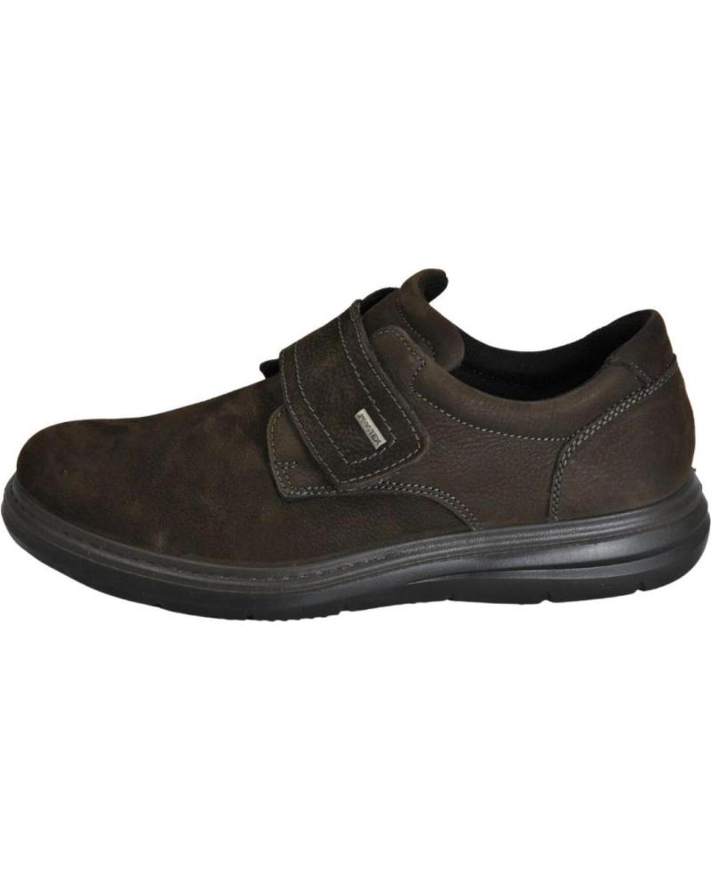 Zapatos de Hombre IMAC - ZAPATO DE VELCRO DE HOMBRE PARA PLANTILLAS RESISTENT CAFFE-MARRONE