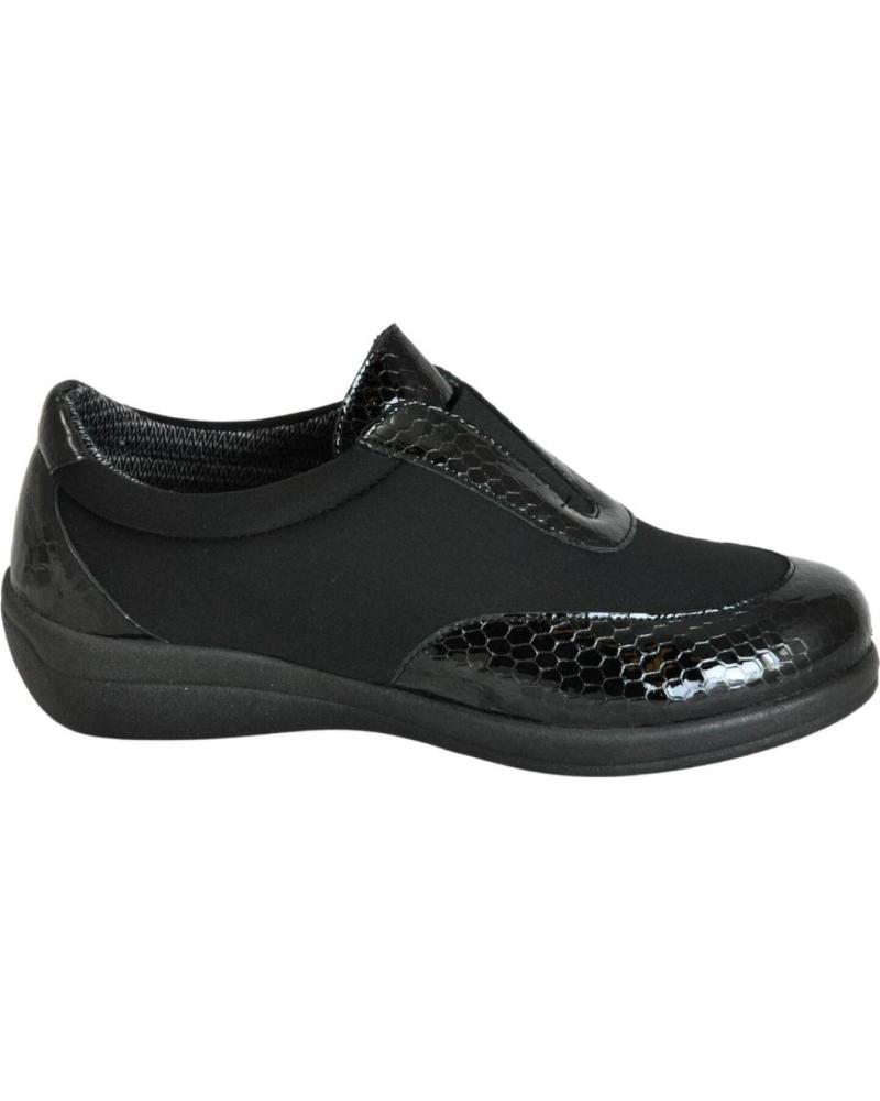 Sapatos de Mulher D`CUTILLAS DOCTOR CUTILLAS - ZAPATO PARA MUJER CIERRE ELASTICOS PLAN NEGRO