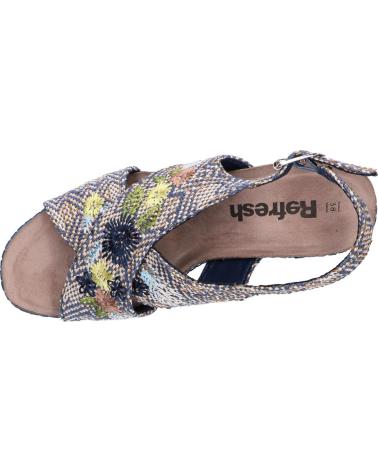 Sandálias de Mulher REFRESH 72245 TEXTIL NAVY