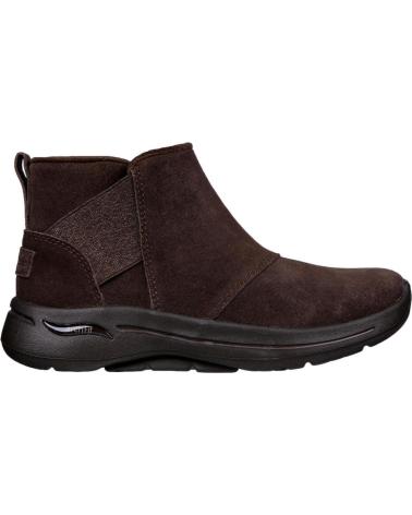 Stivaletti per Donna SKECHERS GO WALK ARCH FIT BOOT 144420 MARRóN