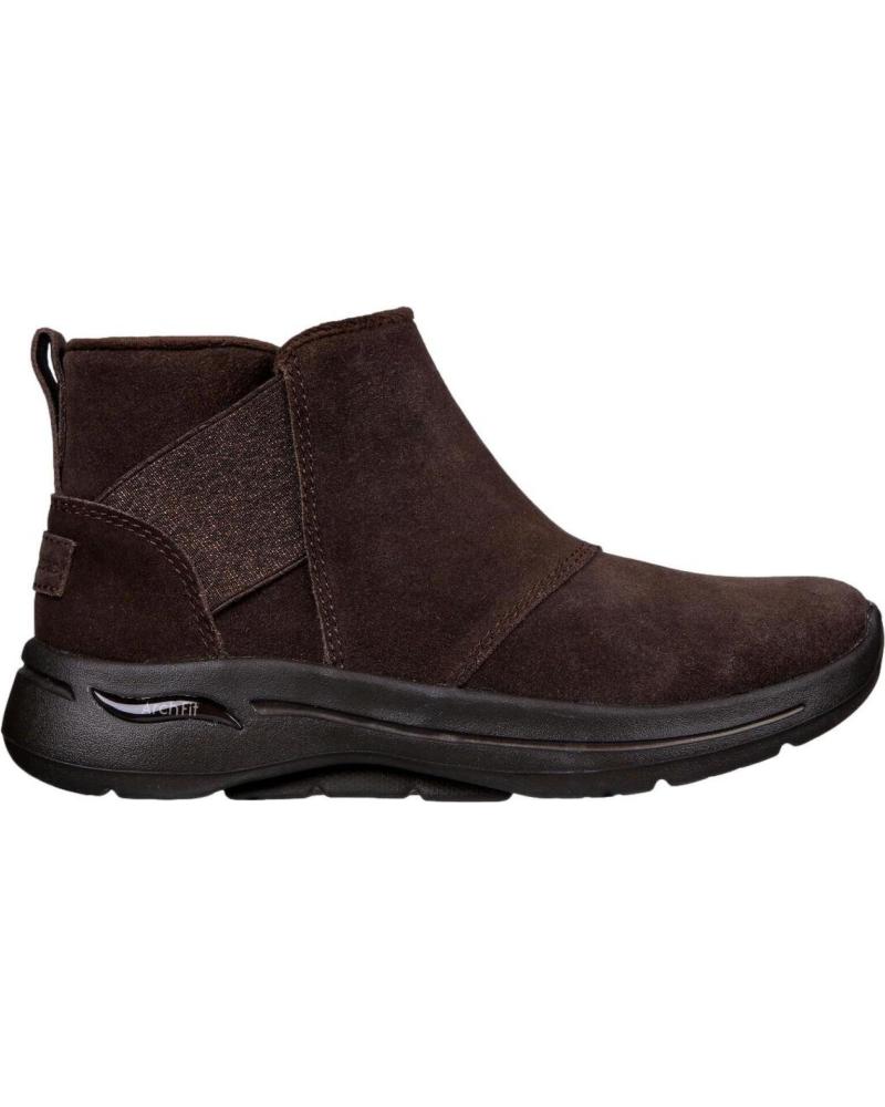 Stivaletti per Donna SKECHERS GO WALK ARCH FIT BOOT 144420 MARRóN