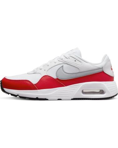Deportivas de Mujer y Hombre y Niño NIKE CW4555-107 AIR MAX SC WHITE-WOLF GREY-UNIVERSITY RED-BLACK BLANCO