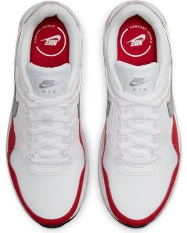 Deportivas de Mujer y Hombre y Niño NIKE CW4555-107 AIR MAX SC WHITE-WOLF GREY-UNIVERSITY RED-BLACK BLANCO