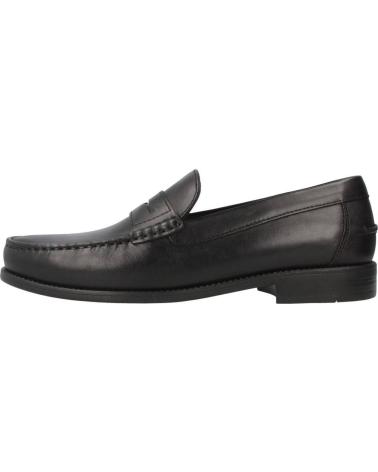 Man shoes GEOX ZAPATO MOCASIN DE PIEL CON SUELA DE GOMA NEGRO