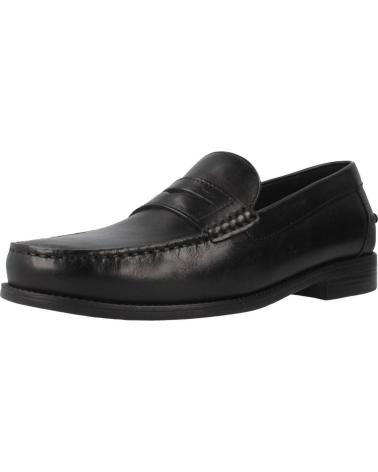 Man shoes GEOX ZAPATO MOCASIN DE PIEL CON SUELA DE GOMA NEGRO