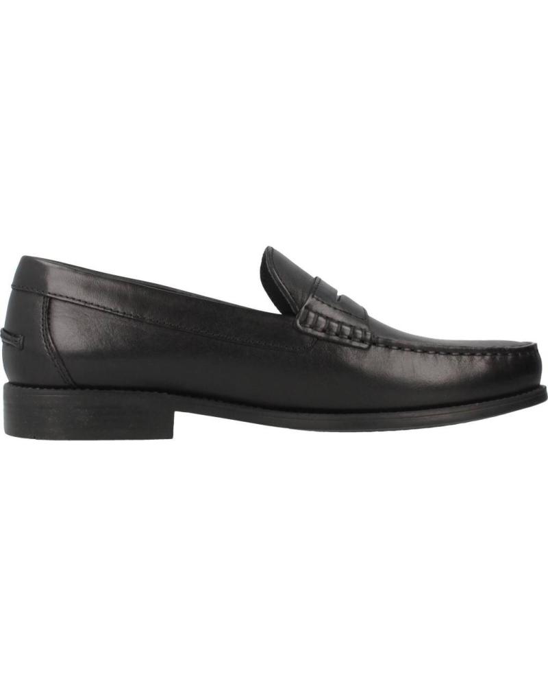 Man shoes GEOX ZAPATO MOCASIN DE PIEL CON SUELA DE GOMA NEGRO